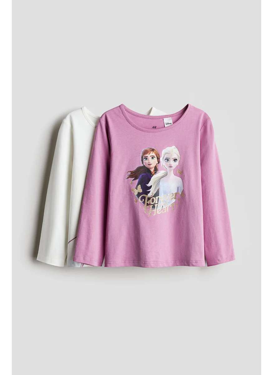 H&M 2-Pack Long-Sleeved Jersey Tops