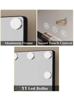 LIMOS Hollywood Vanity Mirror with Dimmable 11 LED Bulbs 3 Color Modes and Touch Control  - Image 4