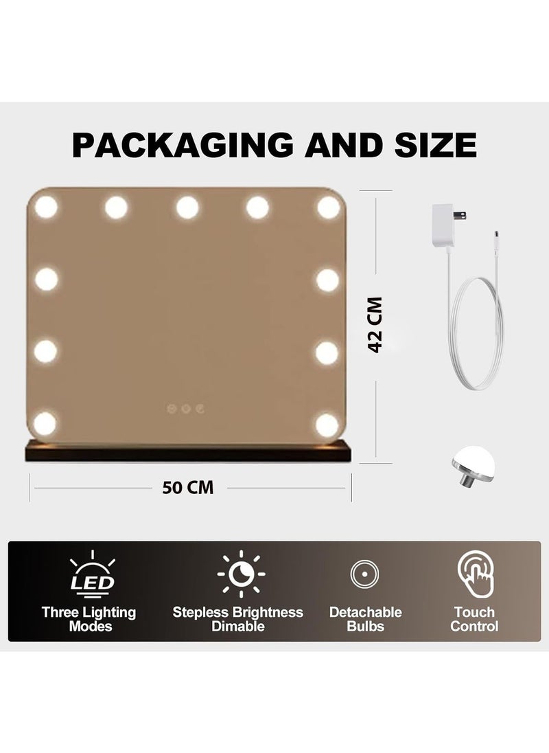 LIMOS - Hollywood Vanity Mirror with Dimmable 11 LED Bulbs 3 Color Modes and Touch Control - Image 1
