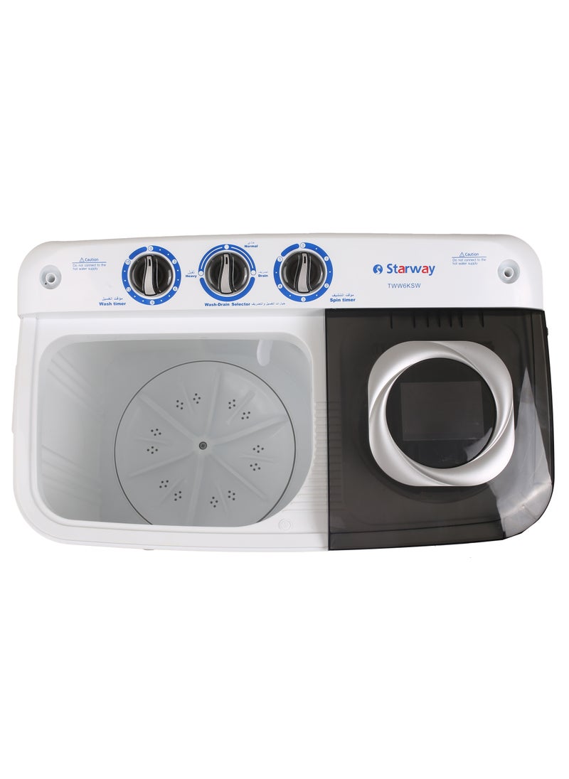 SmartElectric - Smart Electric 14 Kilo Twin Top Loading Semi Auto Washing Machine, Noiseless, High Quality, Easy to Move, - Image 1