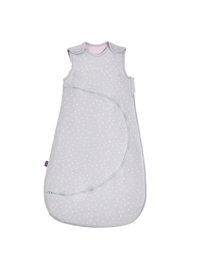 Snuz Pouch Sleeping Bag For Infant And Baby Clever Nappy Change Zip 100% Cotton For Temperatures If 21 - 23 Celsius Suitable From 0 To 6 Months Maximum Baby Length 68 Cm Rose