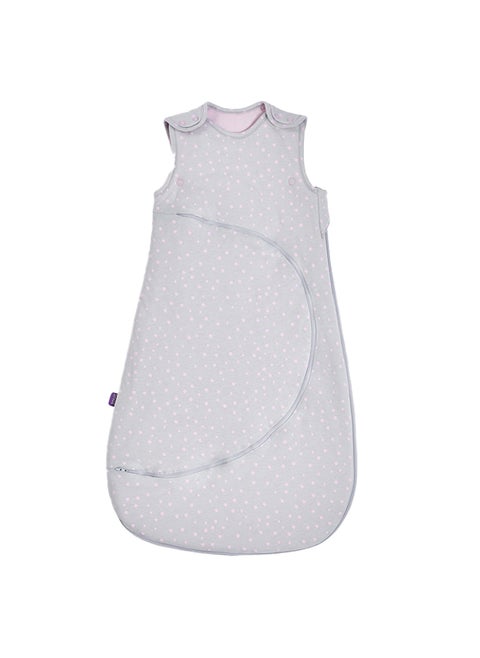 Pouch Sleeping Bag For Infant And Baby Clever Nappy Change Zip 100% Cotton For Temperatures If 21 - 23 Celsius Suitable From 0 To 6 Months Maximum Baby Length 68 Cm Rose