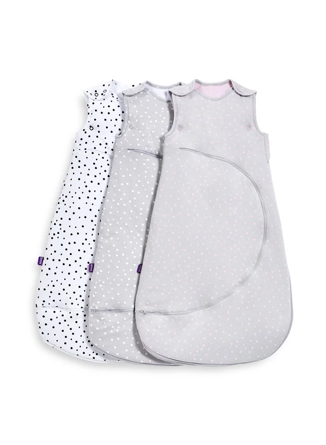 Snuz Pouch Sleeping Bag For Infant And Baby Clever Nappy Change Zip 100% Cotton For Temperatures If 21 - 23 Celsius Suitable From 0 To 6 Months Maximum Baby Length 68 Cm Rose