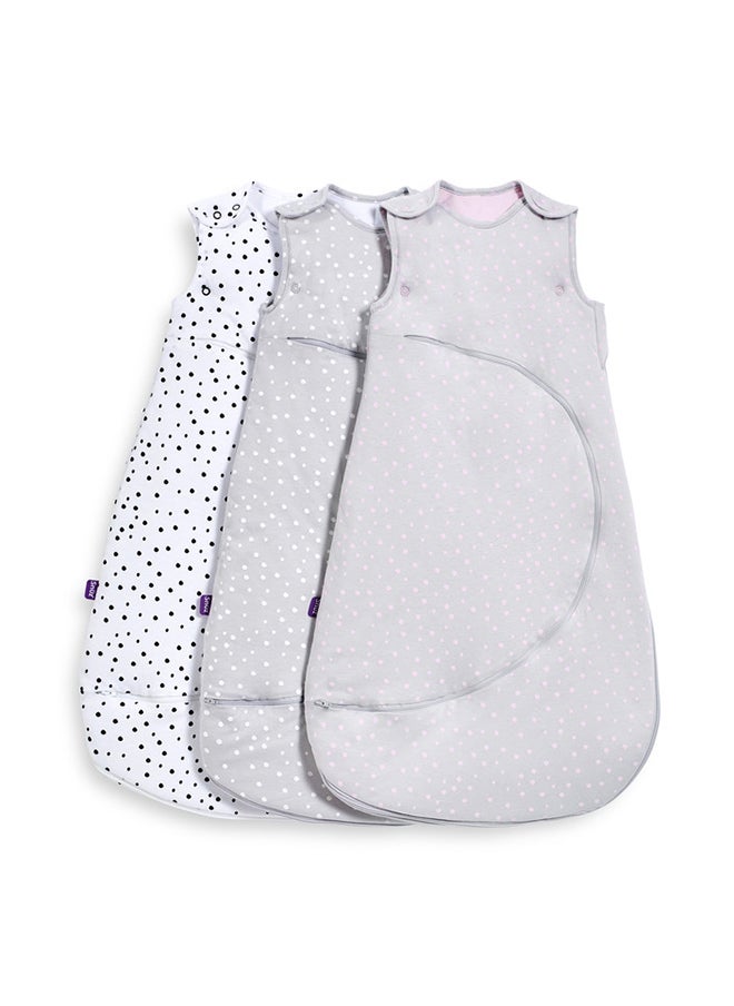 Snuz - Pouch Sleeping Bag For Infant And Baby Clever Nappy Change Zip 100% Cotton For Temperatures If 21 - 23 Celsius Suitable From 0 To 6 Months Maximum Baby Length 68 Cm Rose - Image 1