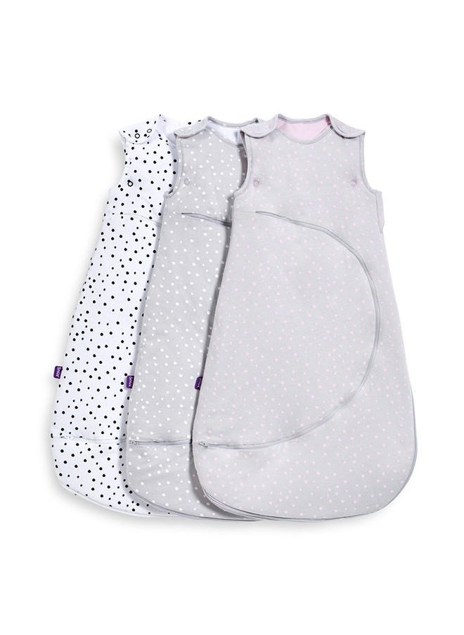 Snuz - Pouch Sleeping Bag For Infant And Baby Clever Nappy Change Zip 100% Cotton For Temperatures If 21 - 23 Celsius Suitable From 0 To 6 Months Maximum Baby Length 68 Cm Rose - Image 1