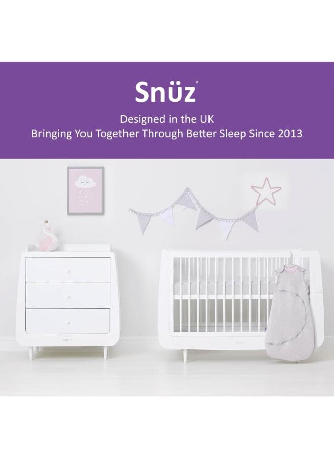 Snuz - Pouch Sleeping Bag For Infant And Baby Clever Nappy Change Zip 100% Cotton For Temperatures If 21 - 23 Celsius Suitable From 0 To 6 Months Maximum Baby Length 68 Cm Rose - Image 1