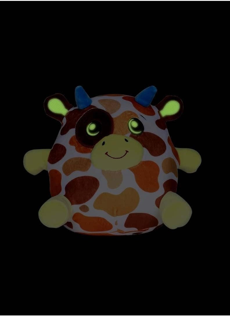 Happy Lines Gifts - Dream Beams glow in the dark - Wave 2, Basil the bull (12"/30cm) - Vacuum Pack w/ hangtag - Image 1