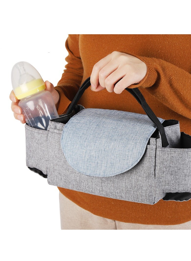 Gonice Baby stroller hanging bag car hanging bag milk bottle diaper pants large-capacity storage bag  - Image 4