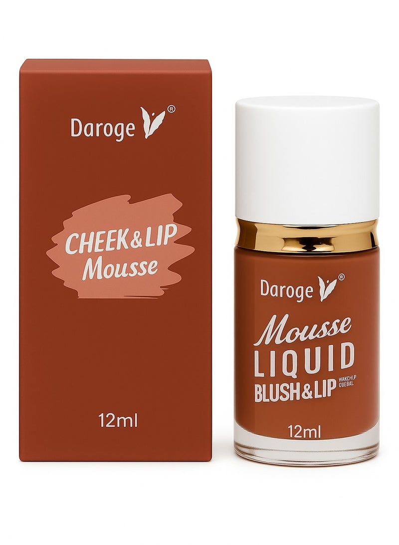 داروجي موس سائل للخدود والشفاه يدوم طويلاً حتى 12 ساعة خوخي - Image 1