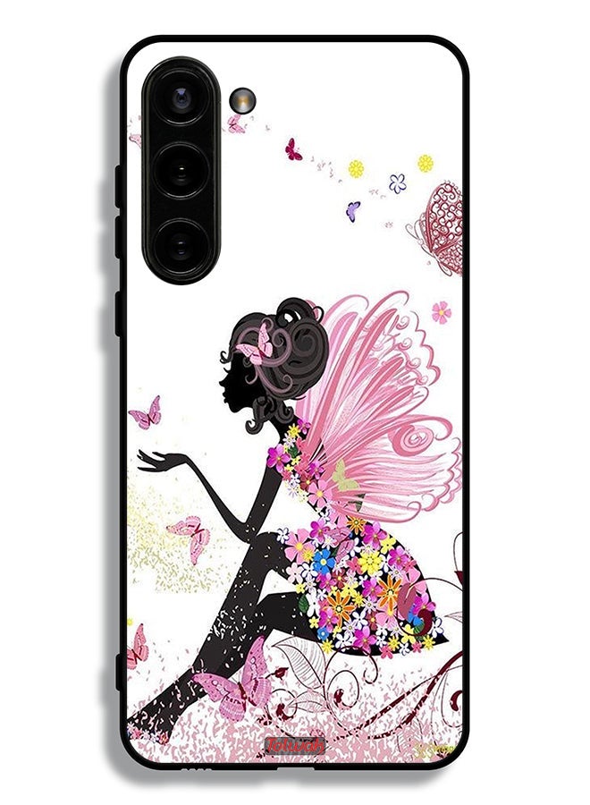 Tolwak Samsung Galaxy S23 Plus 5G Protective Case Cover Butterfly Girl Artwork - Image 3