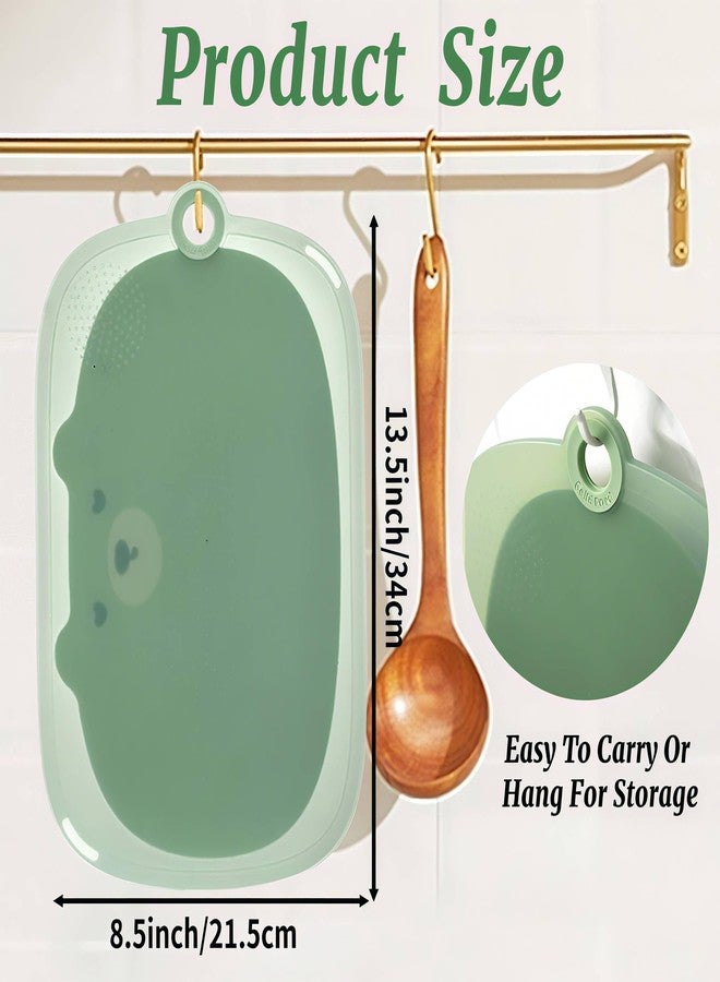 Dancepanda Cutting Boards for Kitchen Dishwasher Safe,Large Plastic Cutting Board(8.5"×13.5") - Image 2