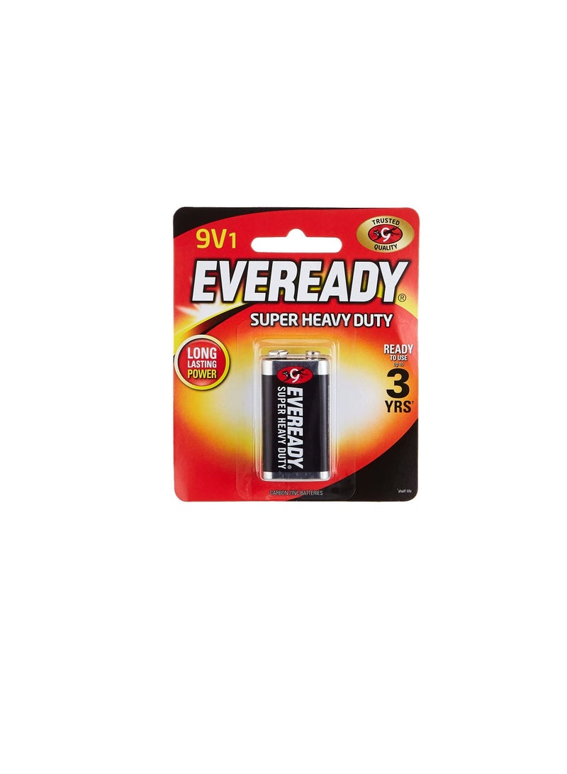 Eveready Eveready 9V Super Heavy Duty Batteries 1222 BP1 - Image 1