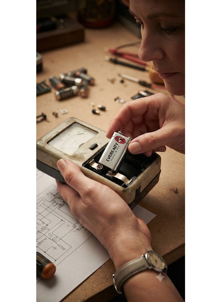 Eveready 9V Super Heavy Duty Batteries 1222 BP1 - Image 3