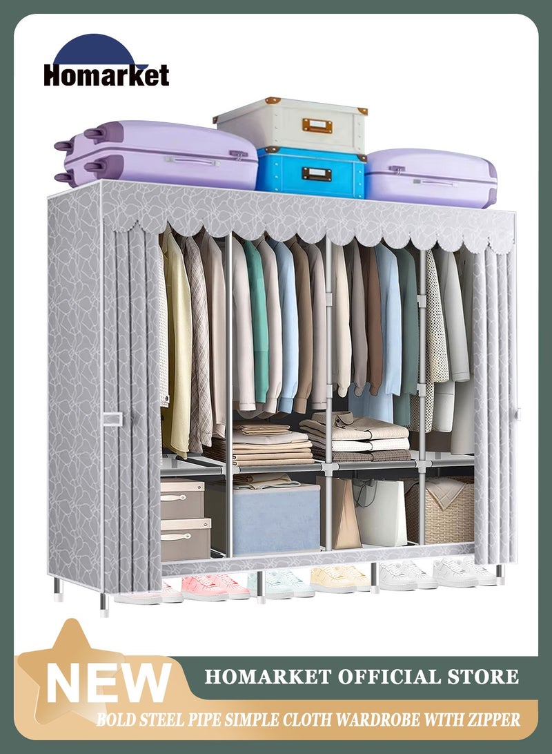 HomarKet Premium Fabric Wardrobe Organizer Portable Wardrobe Closet Clothes Organizer - Image 1