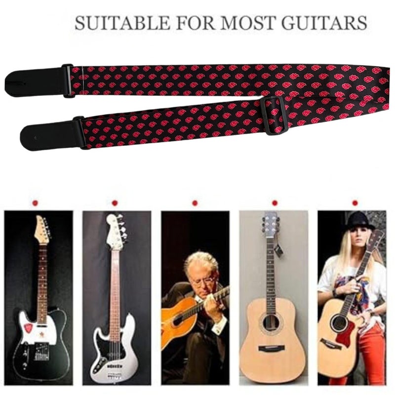 Mocking Bird Guitar Strap for Acoustic Adjustable Buckle Electric Guitar Strap Polyester Guitar Belt For Acoustic/Bass/Electric Guitar - Image 2