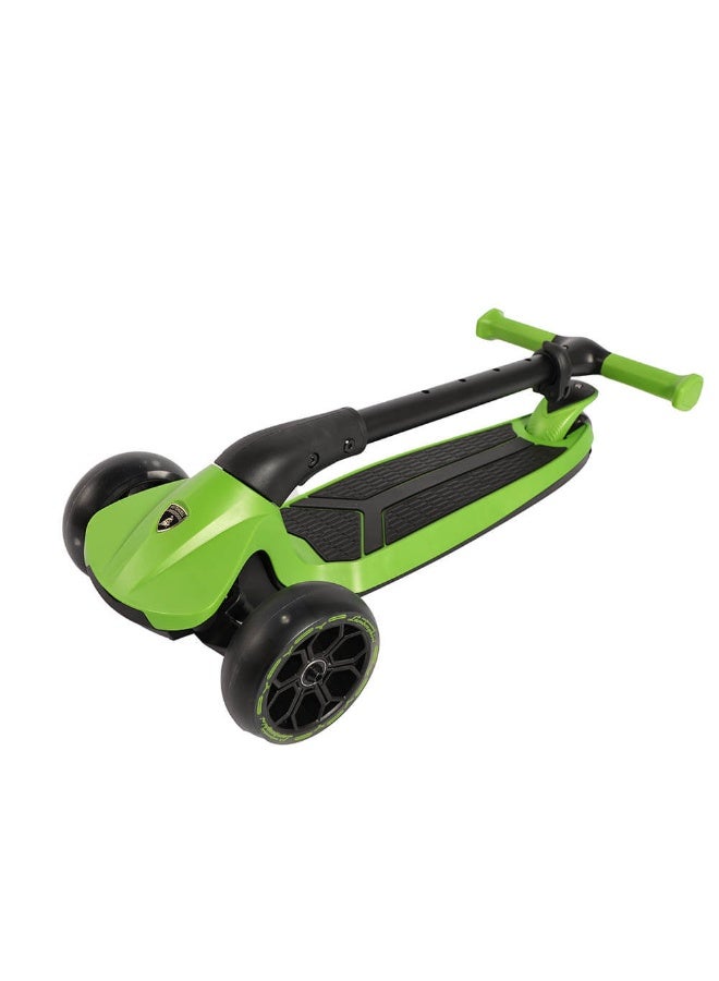 LAMBORGHINI 3-Wheel Folding Kick Scooter (Green) - Image 2