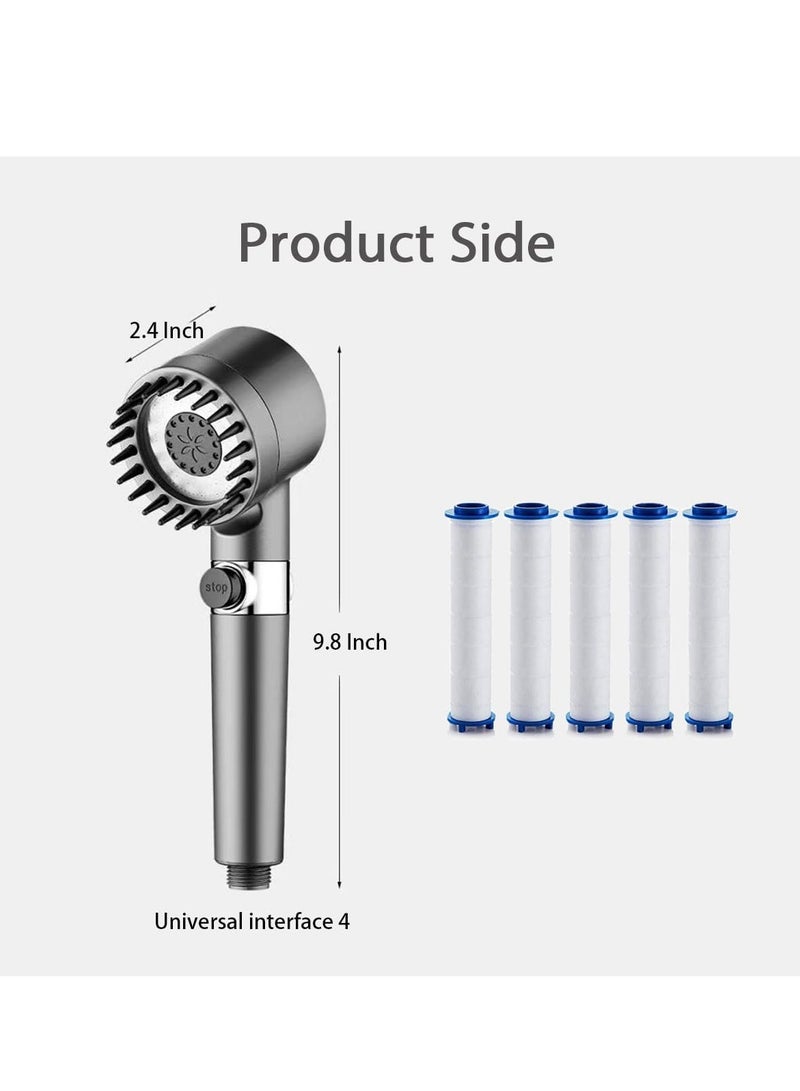 Drivse Showerhead, Ion Drops Shower Head, DrivseTurbo with Built-in Filter Handheld Turbo Showerhead (1 Set) (1PCS) - Image 5