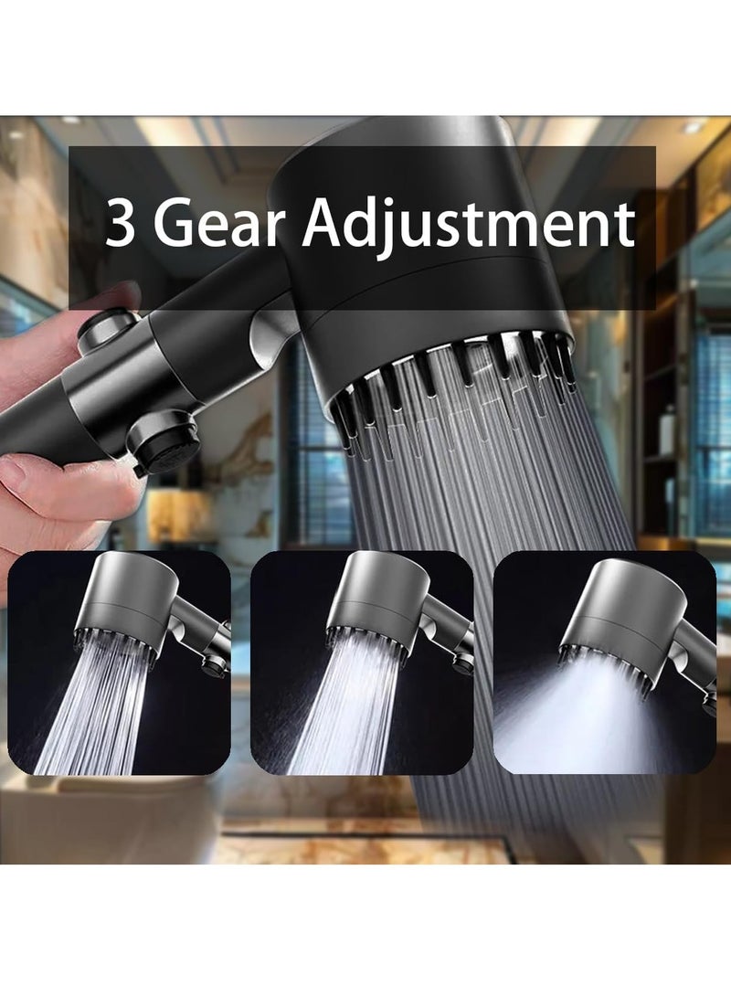 Drivse Showerhead, Ion Drops Shower Head, DrivseTurbo with Built-in Filter Handheld Turbo Showerhead (1 Set) (1PCS) - Image 4