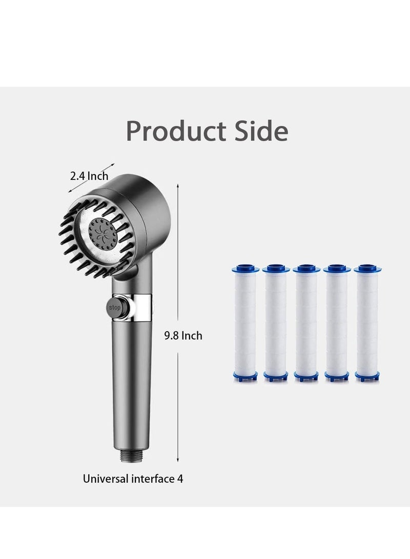Drivse Showerhead, Ion Drops Shower Head, DrivseTurbo with Built-in Filter Handheld Turbo Showerhead (1 Set) (1PCS) - Image 2