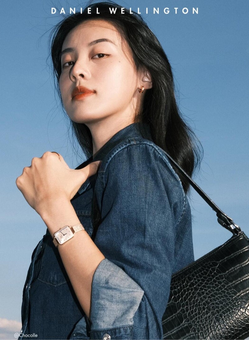 DANIEL WELLINGTON Women Watches Feminine Waterproof Sport Fashion Quartz Rose Gold Watches for Women 20*26mm  - Image 2