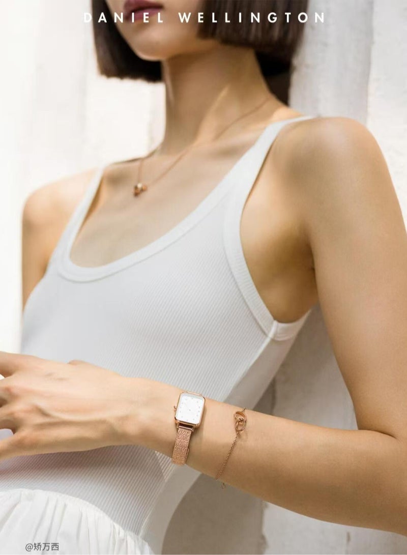 DANIEL WELLINGTON Women Watches Feminine Waterproof Sport Fashion Quartz Rose Gold Watches for Women 20*26mm  - Image 4