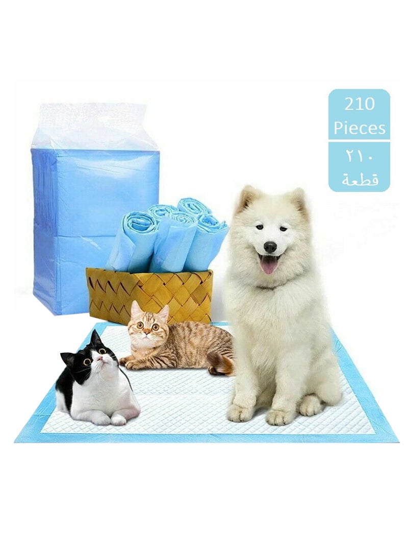 Cherry Medical Supply 210-Pieces Packed In 7 Pouches Cherry Medical Supply 60 Cm X 45 Cm Pet Training Pads And Puppy Pads Super Absorbent  - Image 1