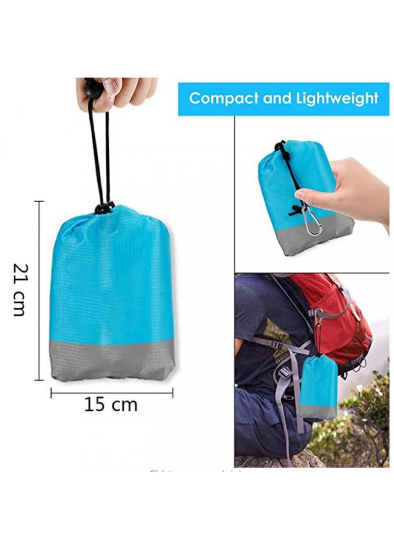 AIWANTO Beach Blanket Waterproof Sandproof 2.1M*2M- Large Beach Blanket Sandproof Fits for 4-6 Adults, Waterproof Beach Mat with Zipper Pocket, Outdoor Beach Mat for Travel, Camping, Hiking  - Image 3