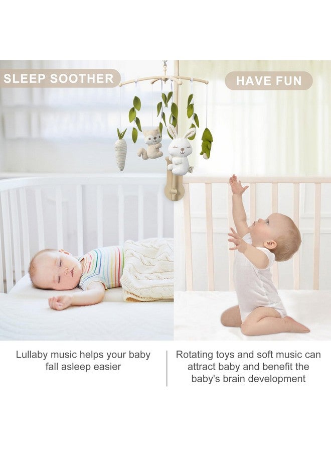 COTTONBEBE Crib Mobile 35 Lullaby Muisc Organic Cotton Baby Mobiles For Cribs & Pack N Play Easy To Install Stuffed Animals Hanging Toys Newborn Boys & Girls Safari Nursery Decor - Image 5