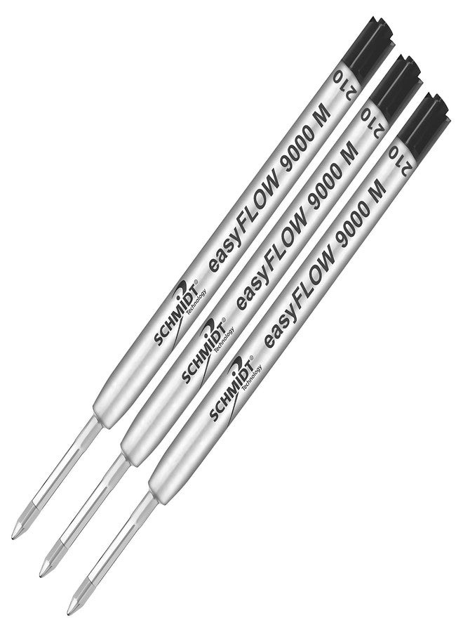 Lanier Pens Imprinted Schmidt easyFLOW9000 Ballpoint Refill- Medium Tip 1.0mm, Black Ink - Pack of 3 - Image 2