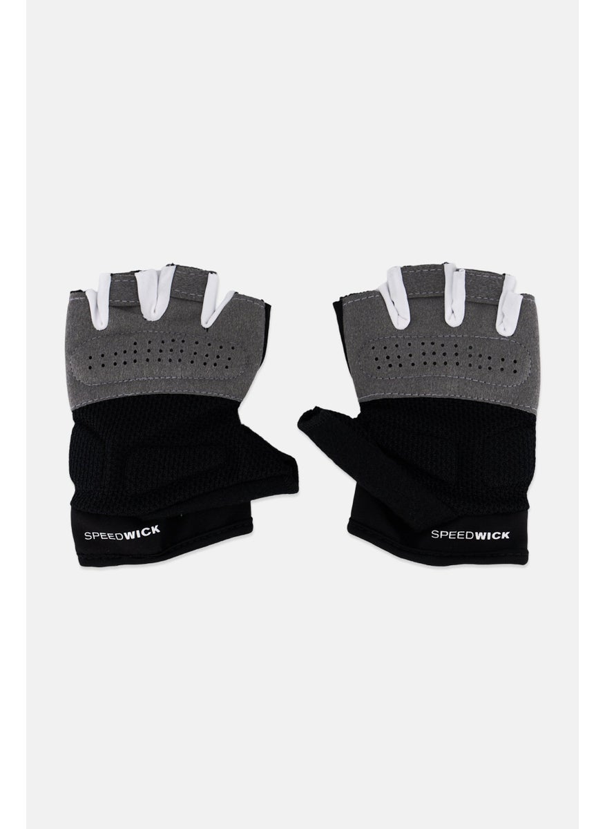 Reebok - Men Brand Logo Fitness Gloves, Multicolor - Image 1