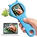 Ashfly Magnifying Glass Mini LED Pocket Microscope for Kids510 Years Educational Science Kit Durable Design Ideal Gift for Girls Black - Image 3