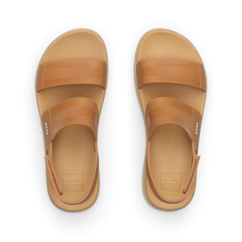 REEF Women's Water Vista Higher Platform Sandal, Water Friendly, Adjustable Strap, Almond/Ambrosia, 7 - Image 4