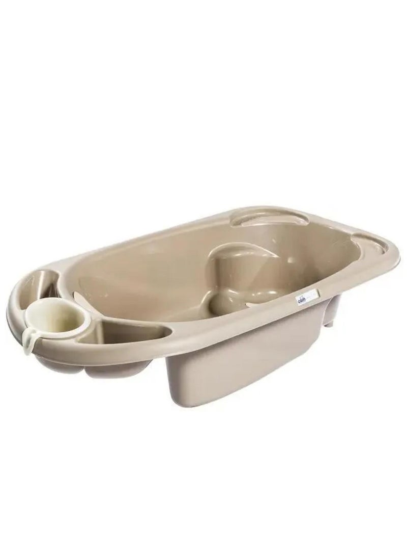 cam Baby Bath Tub  - Beige - Made In Italy - Compact Folding - Incline  Babies From 0 To 6 Months And One Seat With Armrests For Babies From 6 To 12 Months - Portable With Storage - Image 3