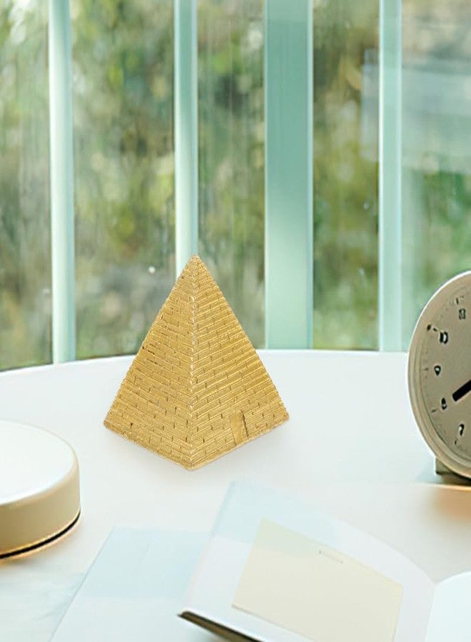 Garneck 2Pcs Vintage Egyptian Pyramid Decorative Model - Small Resin Pyramid Figurine for Home D Cor and Photography Prop - Image 4