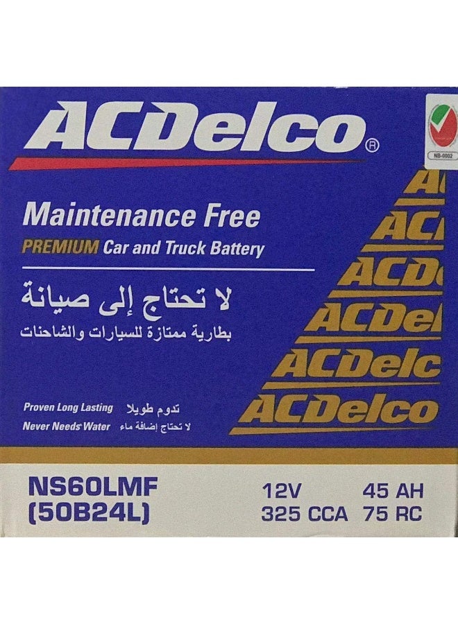 Ac Delco AC Delco Car Battery 12V 45AH NS60L - Image 1