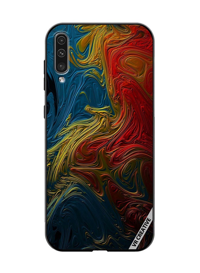 VR CREATIVE Protective Case Cover For Samsung Galaxy A70/A70s Flower Design Multicolour - Image 1