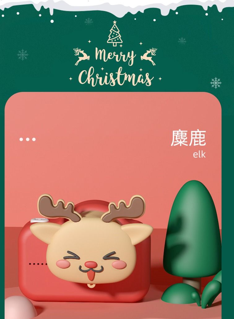 GULFLINK Kids Toy Digital Camera for Child Boys Girls Red deer - Image 3