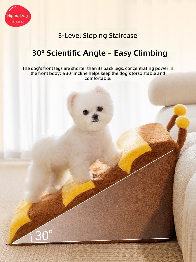 Pet Staircase for Dogs - Non-Slip Slope Ladder, Removable & Washable, Suitable for Small and Senior Dogs - Image 3