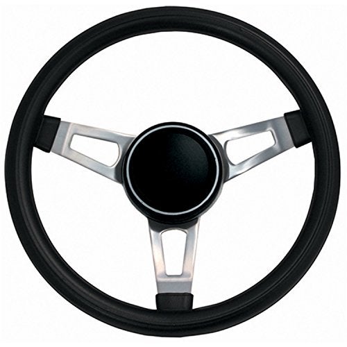 Grant 846 Classic Series Nostalgia 15 inch Black Foam Grip 3-Spoke Design with Horn Button Steering Wheel - Image 5