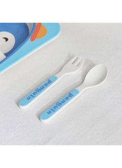 Home Box Penguin 5-Piece Bamboo Dinner Set 21.3 x 21.3 cm  - Image 4