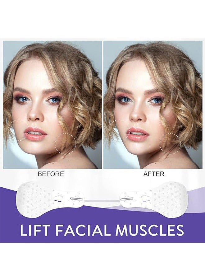 Face Lift Tape 3 Strips and Face Lifting Patch 40 Pieces, V-Shape Face and Neck Lifting Patch, Elasticity and Waterproof Instant Face Lifting Sticker, Hiding Facial Wrinkles and Lifting Saggy Skin - Image 5