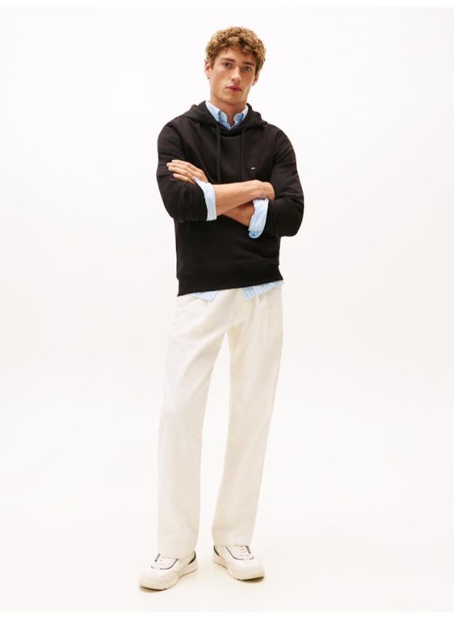 TOMMY HILFIGER Flag Embroidery Terry Drawstring Hoody - Image 4