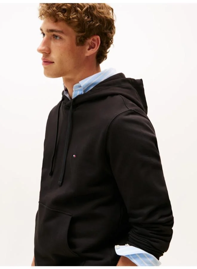 TOMMY HILFIGER Flag Embroidery Terry Drawstring Hoody