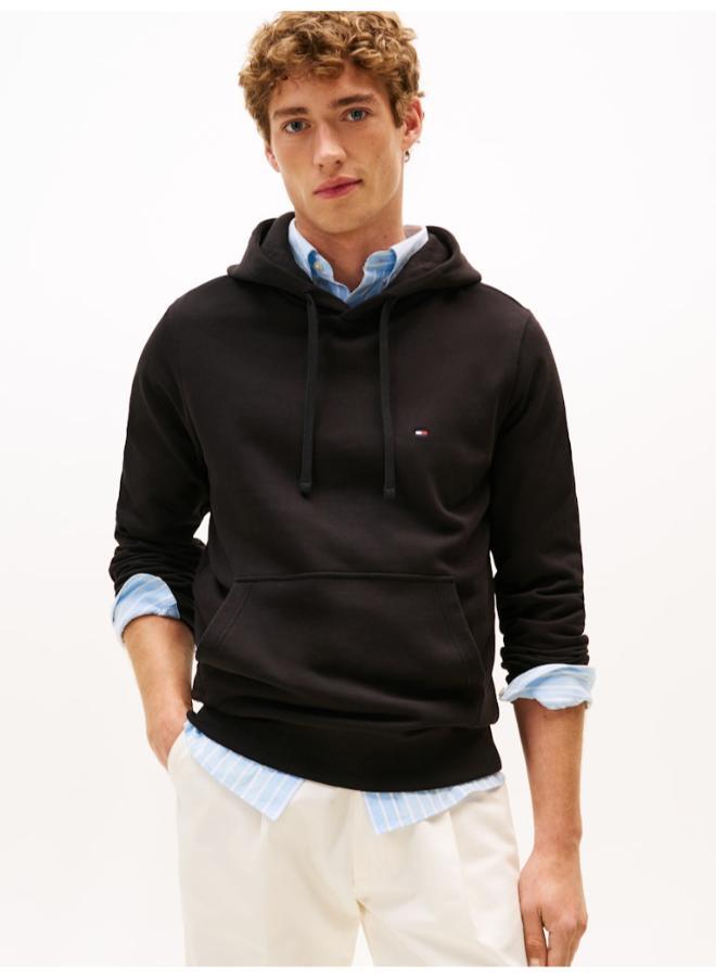 TOMMY HILFIGER Flag Embroidery Terry Drawstring Hoody - Image 1