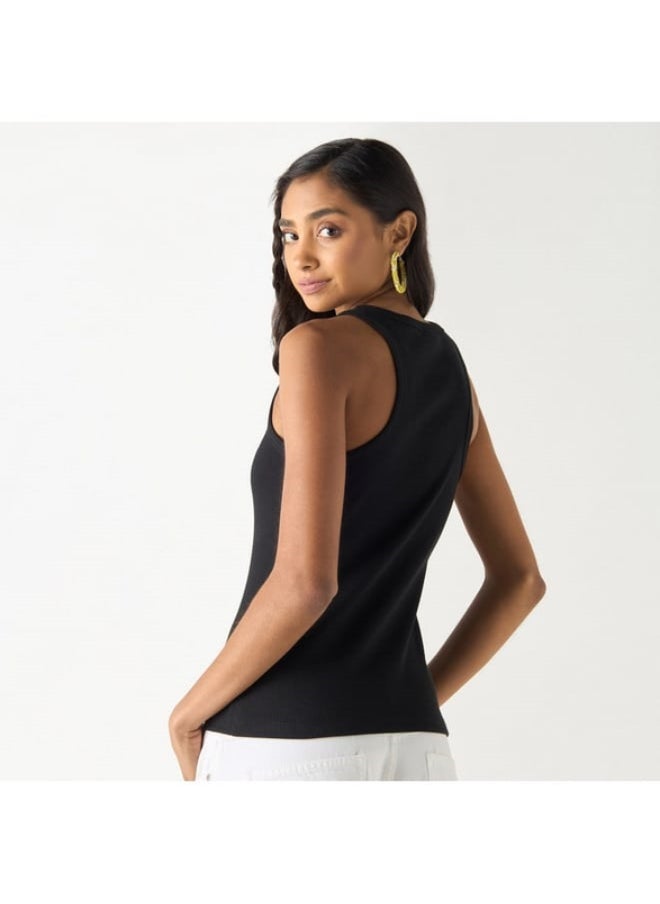SP Characters - AC/DC Embellished Tank Top with Racerback - Image 1