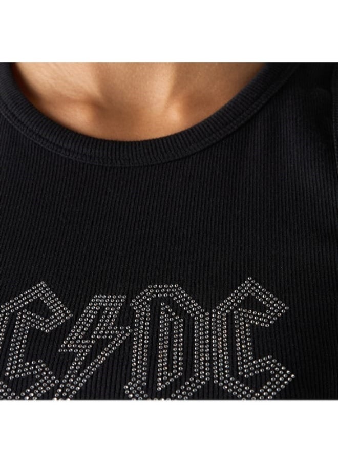 SP Characters - AC/DC Embellished Tank Top with Racerback - Image 1