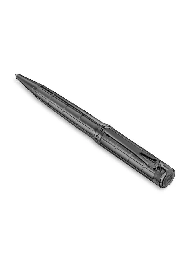 CERRUTI 1881 Carlo Pen Ion Plated Gunmetal Layered Design Lightweight & Smooth Writing