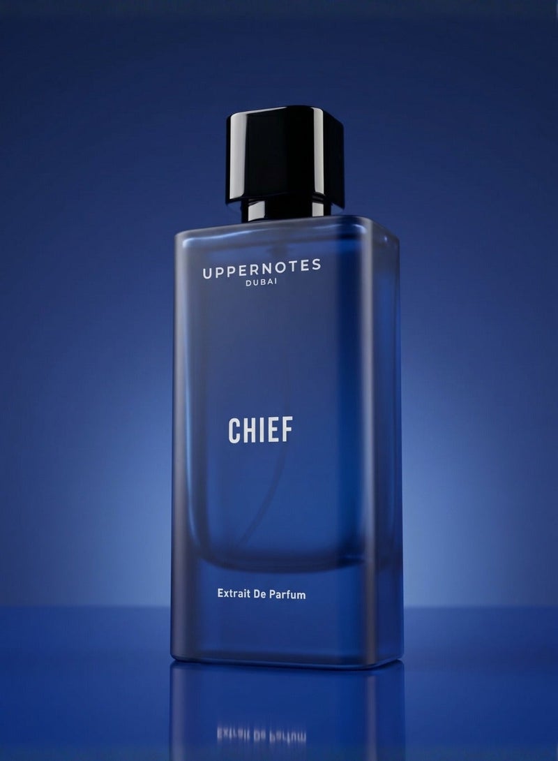 UpperNotes Chief Extrait De Parfum Men 80ml | Grapefruit Lavender Sandalwood Vetiver Amber | Fresh Spicy Masculine Long Lasting Daily Fragrance UAE - Image 4