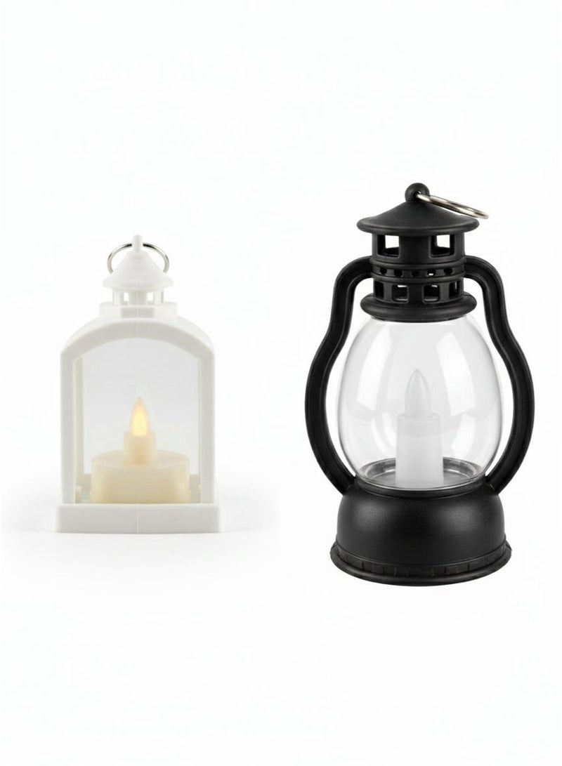 Mini lantern 2 pcs , a wonderful lighting toy for children, small classic , new cute lighting lantern toy for children, multicolor - Image 3