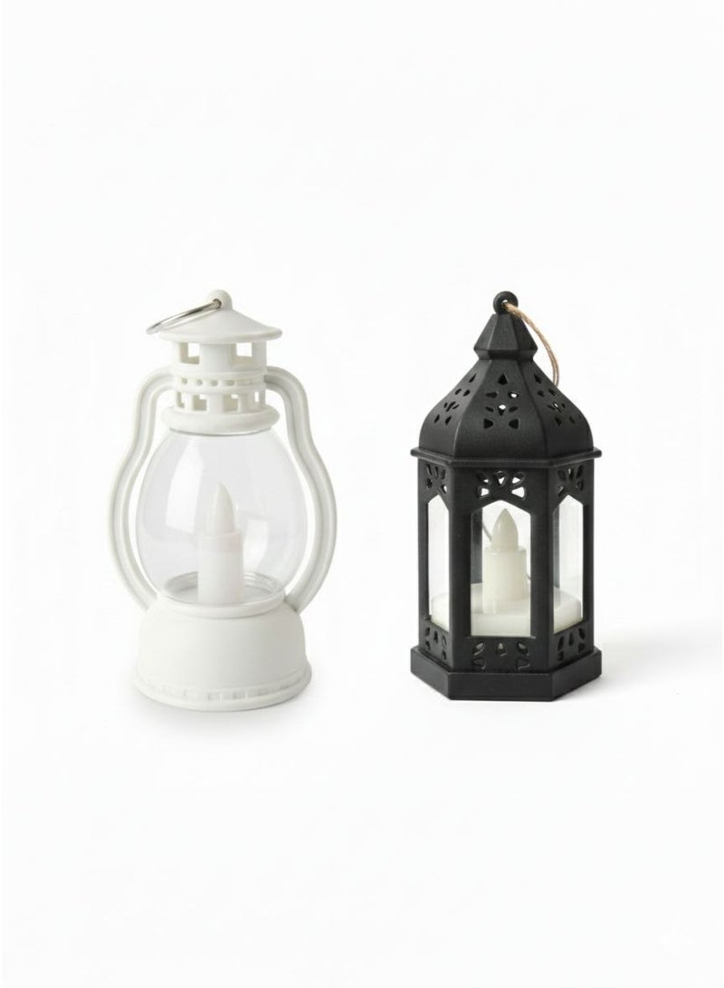 Mini lantern 2 pcs , a wonderful lighting toy for children, small classic , new cute lighting lantern toy for children, multicolor - Image 4